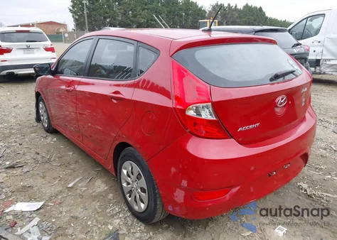 2016 Hyundai Accent Se из США, поврежденный, VIN KMHCT5AE6GU237103